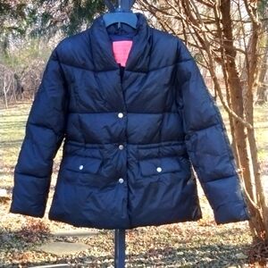 J. Crew Signature Puffer Jacket navy blue size XS